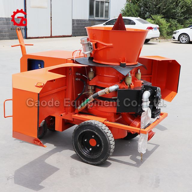 GAODETEC GZ-1.5E-R 0.7-1.5m³/h Output Refractory Gunning Machine For Small Projects